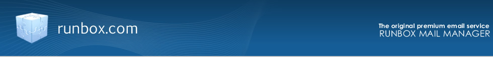 Runbox header